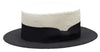 Boater with Club Stripe Band by Bruno Capelo Boater with Club Stripe Band by Bruno Capelo