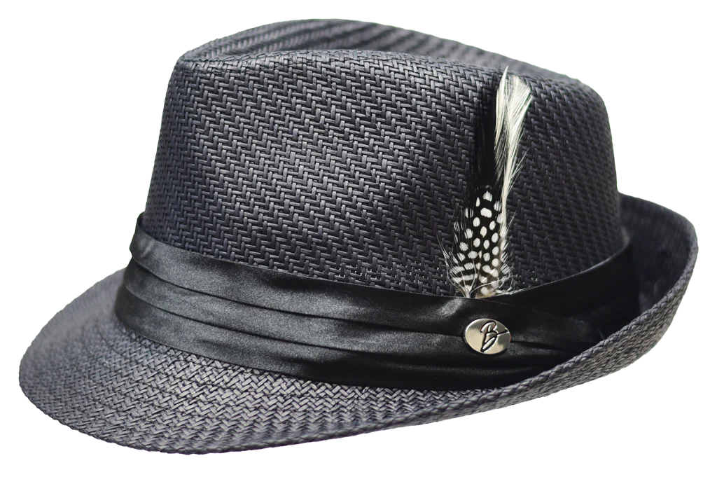 Jayden Poly Stingy Brim Trilby Hat by Bently x Bruno Capelo