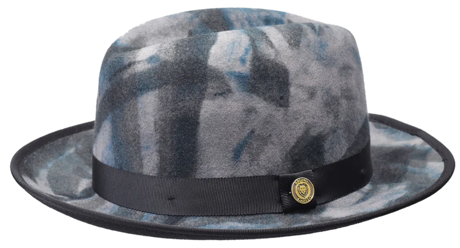 Kingston Hand-Dyed Wool Felt Fedora by Bruno Capelo