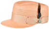 Bruno Capelo "Legionnaire" in Vented Milan Straw Bruno Capelo "Legionnaire" in Vented Milan Straw