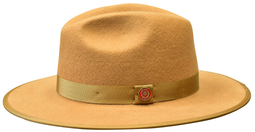 Monarch Color Bottom Wide Brim Fedora by Bruno Capelo
