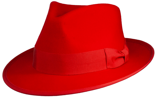 Naples Teardrop Classic Brim Wool Fedora by Levine Hat Co. Naples Teardrop Classic Brim Wool Fedora by Levine Hat Co.