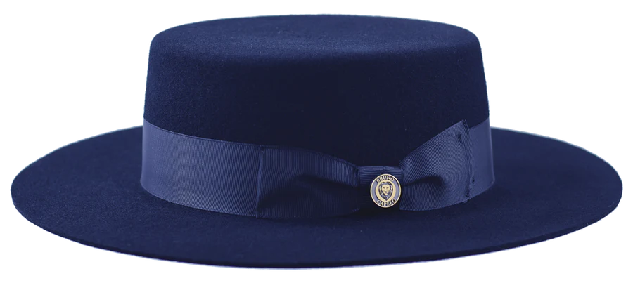 Zayden Firm Flat Top Hat by Bruno Capelo