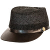 Vented Straw Legionnaire Cap by Bruno Capelo Vented Straw Legionnaire Cap by Bruno Capelo