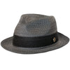 Broadway Poly Straw Fedora by Bruno Capelo Broadway Poly Straw Fedora by Bruno Capelo