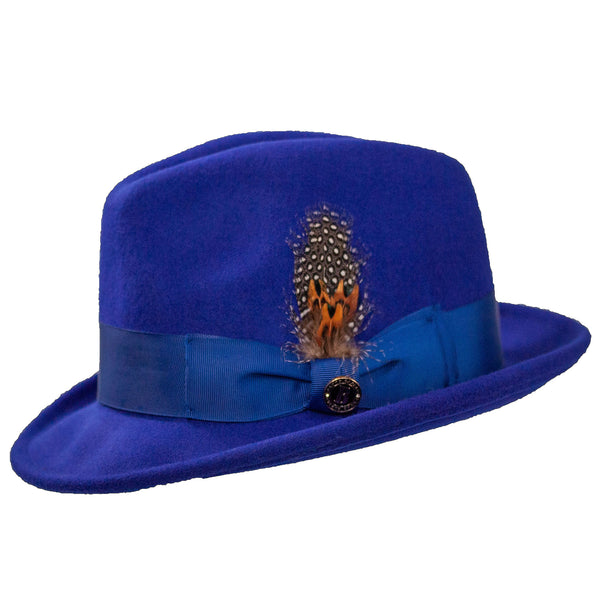 Blues Brothers Stingy Brim Fedora by Bruno Capelo – Levine Hat Co.