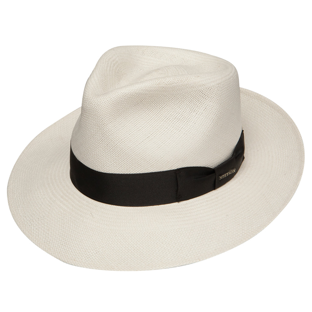 Adventurer Shantung Straw Fedora by Stetson