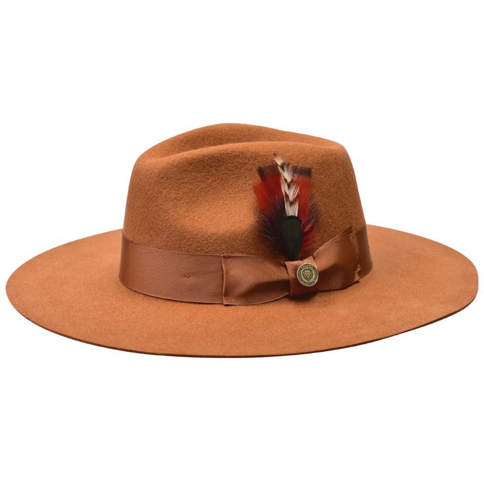 Duke Wide Brim Wool Fedora by Bruno Capelo