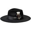 Duke Wide Brim Wool Fedora by Bruno Capelo Duke Wide Brim Wool Fedora by Bruno Capelo