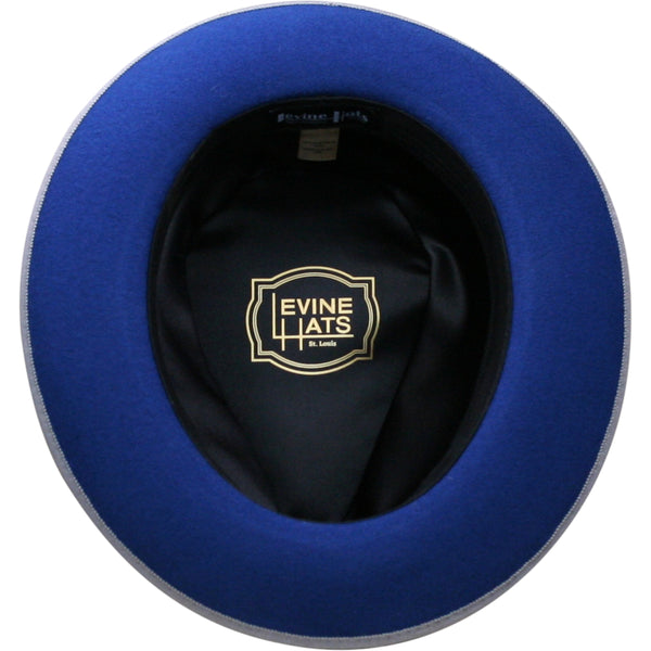 Naples Teardrop Classic Brim Wool Fedora by Levine Hat Co. Naples Teardrop Classic Brim Wool Fedora by Levine Hat Co.