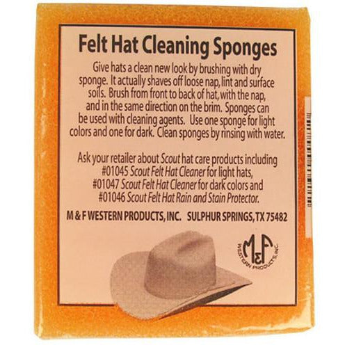 Felt Hat Sponge , Maintenance - M&F Western, Levine Hat Co.