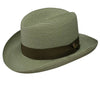 El Dorado Milan Straw Homburg by Dobbs El Dorado Milan Straw Homburg by Dobbs