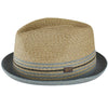 Hooper Stingy Brim Braided Straw Fedora