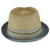 Hooper Stingy Brim Braided Straw Fedora Hooper Stingy Brim Braided Straw Fedora