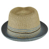 Hooper Stingy Brim Braided Straw Fedora