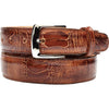 Belvedere Ostrich Leg Belt Brandy / Fits up to 44", Belt - BELVEDERE, Levine Hat Co. - 1 Belvedere Ostrich Leg Belt Brandy / Fits up to 44", Belt - BELVEDERE, Levine Hat Co. - 1