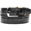 Belvedere Ostrich Leg Belt Black / Fits up to 44", Belt - BELVEDERE, Levine Hat Co. - 4