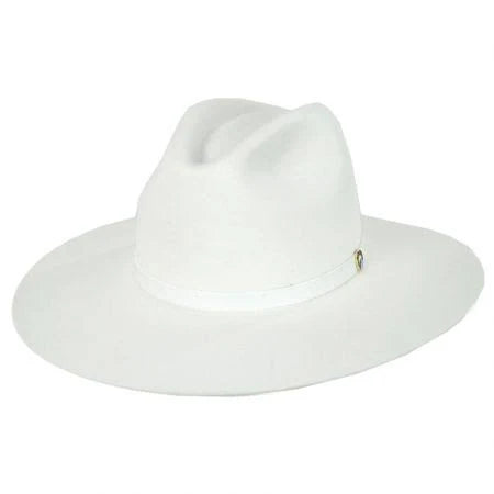 Luna Flat Wide Brim Fedora Hat