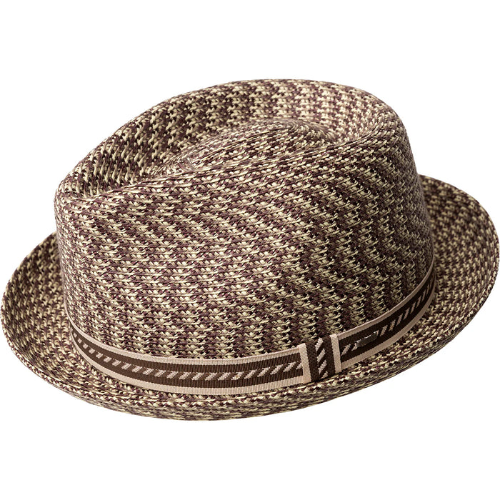 Mannes Braid Straw Teardrop Fedora by Bailey