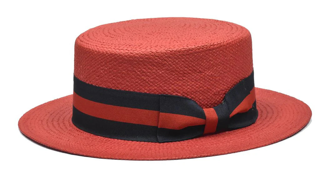 Boater with Club Stripe Band by Bruno Capelo