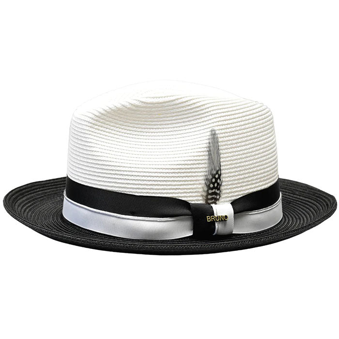 Maywood 2-Tone Straw Hat by Bruno Capelo