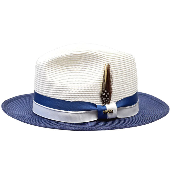 Maywood 2-Tone Straw Hat by Bruno Capelo