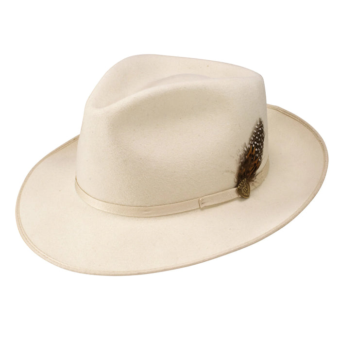 Delevan Wool Teardrop Fedora by Dobbs