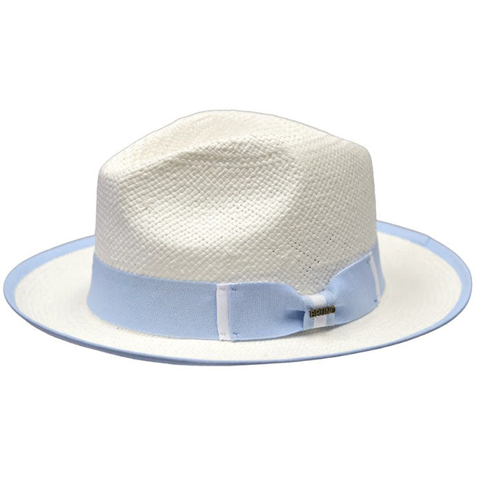 Havana Natural Straw Fedora By Bruno Capelo