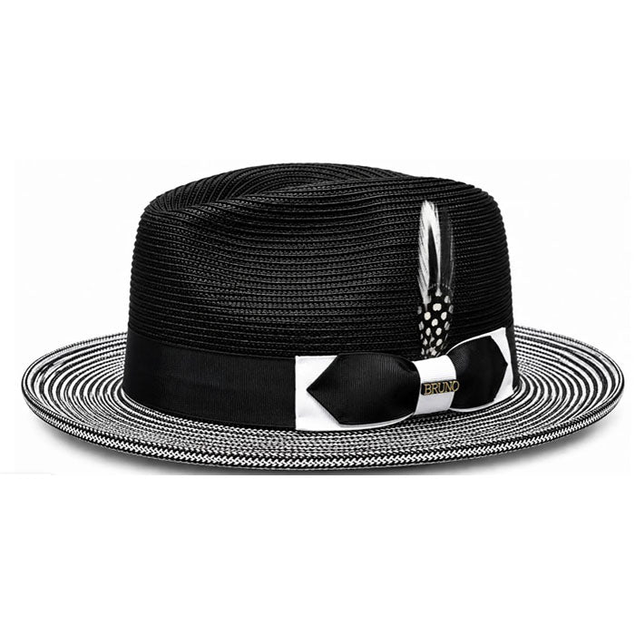 Monoco Straw Fedora Hat by Bruno Capelo