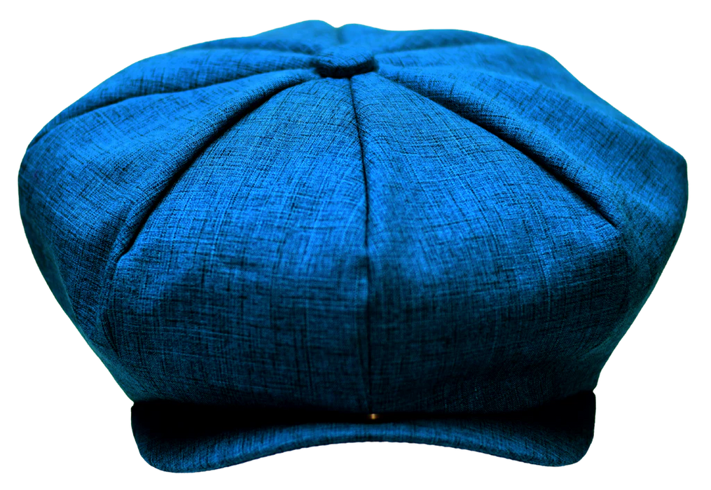 Linen Blend Summer Newsboy Cap by Bruno Capelo
