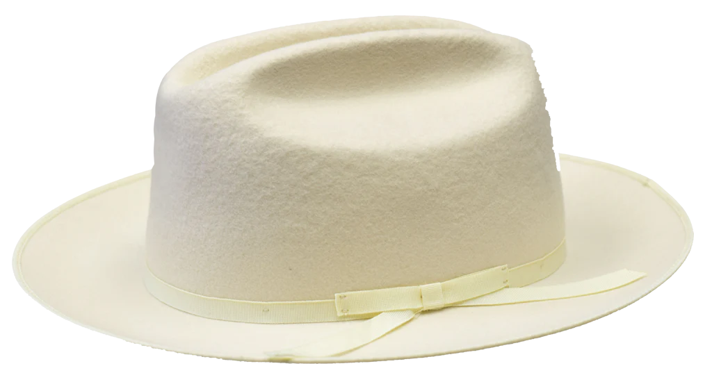 Outlaw Wool Felt Open Road Cattleman Crease Hat by Bruno Capelo Levine Hat Co