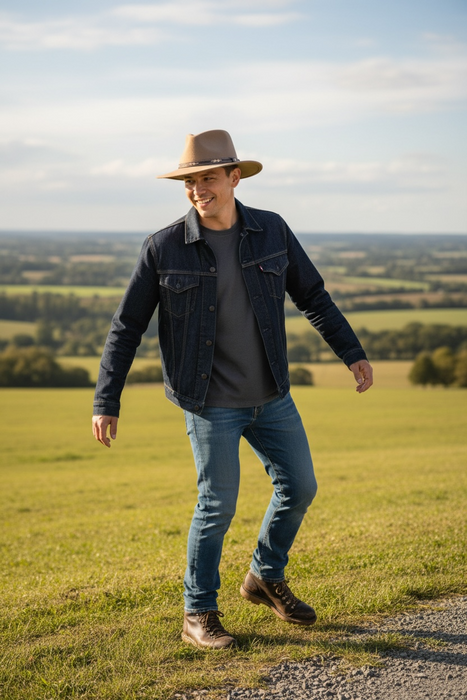 Star Safari Wool Downturn Hat by Broner