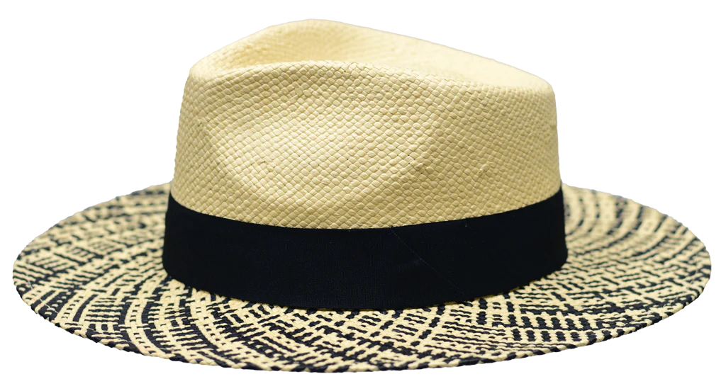 Signature Wide Flat Brim Straw by Bruno Capelo