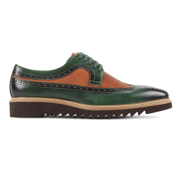 GREEN/TAN