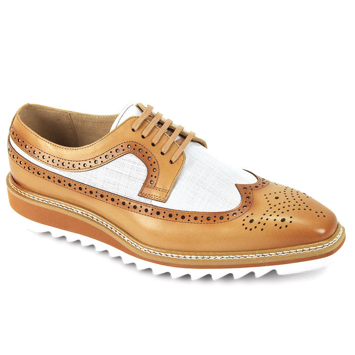 Tone Two Tone Wingtip Spectator by Giovanni