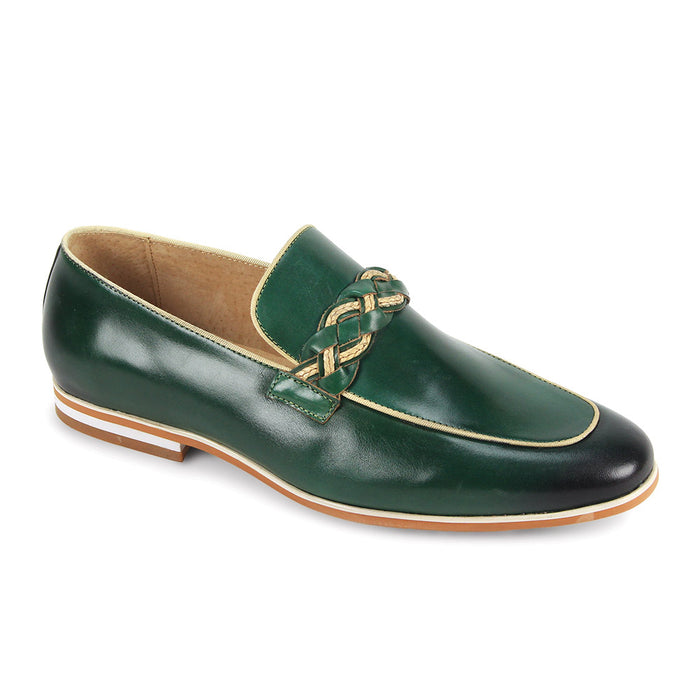 Tudor Moc Toe Leather Slip On by Giovanni