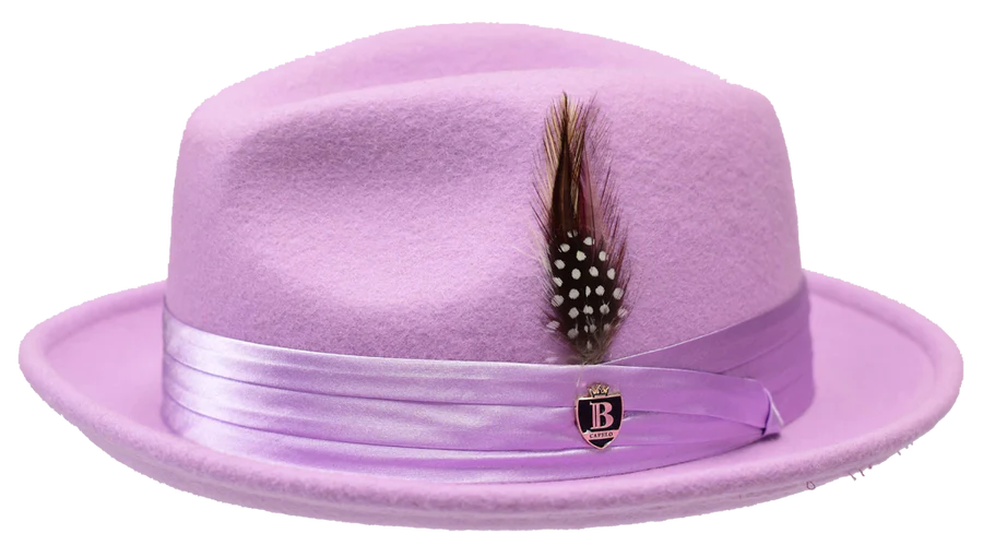 Untouchable Wool Fedora with Satin Hat Band by Bruno Capelo