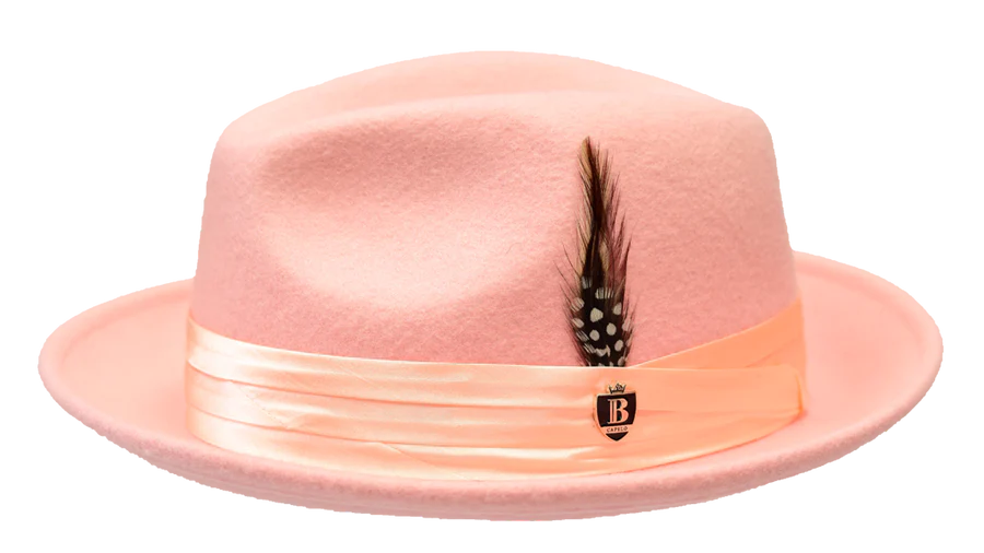 Untouchable Wool Fedora with Satin Hat Band by Bruno Capelo