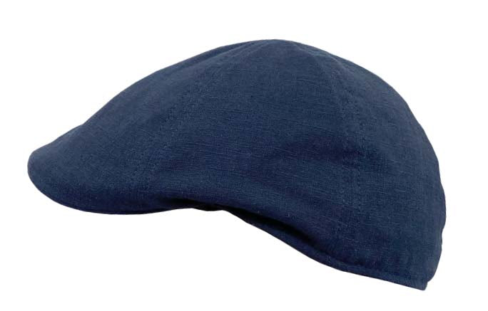 Damon Linen 6-Panel Ivy Pub Cap by Broner