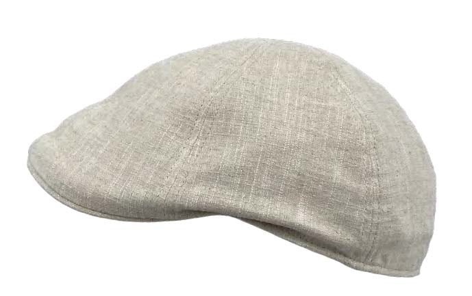 Damon Linen 6-Panel Ivy Pub Cap by Broner