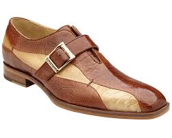 Marte R810 Ostrich Leg Monkstrap Dress Shoe by Belvedere