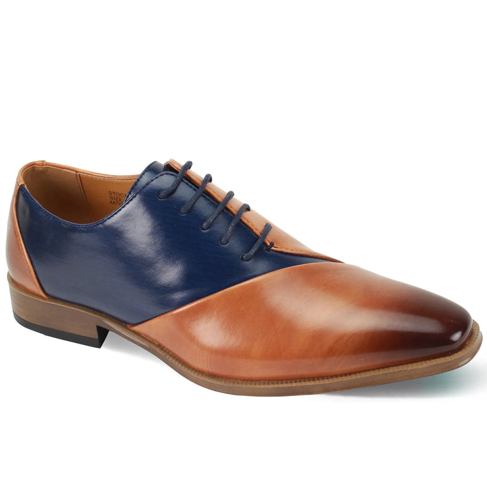 LIKE NEW Antonio Cerrelli ELITE Oxford boots Antonio Cerrelli Elite Navy Leather Lace-up Dress Shoe Stock  main image 4