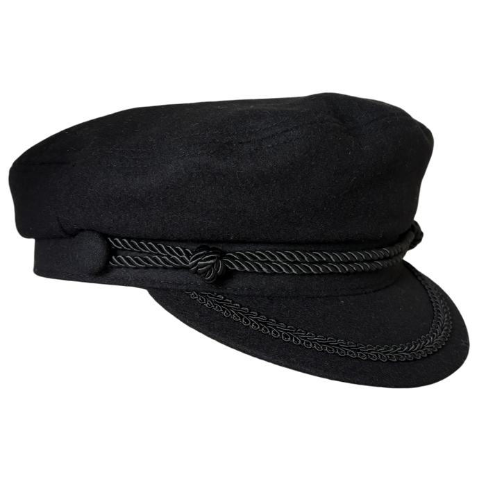 Wool Greek Fisherman Cap by Levine Hats