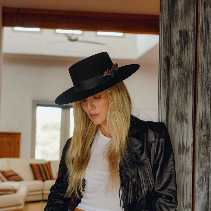 Folklore Wide Flat Brim by Stetson