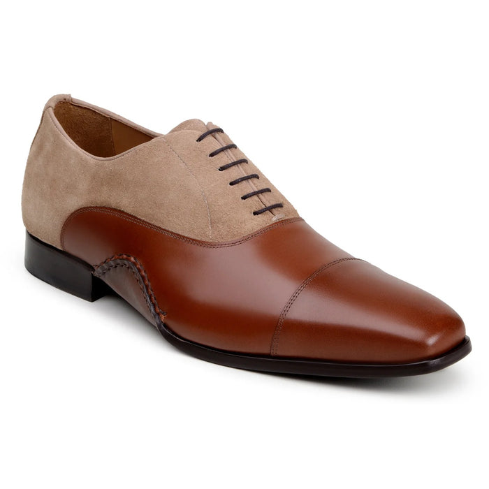 Leontes Suede & Calfskin Opanka Oxford Shoe by Belvedere