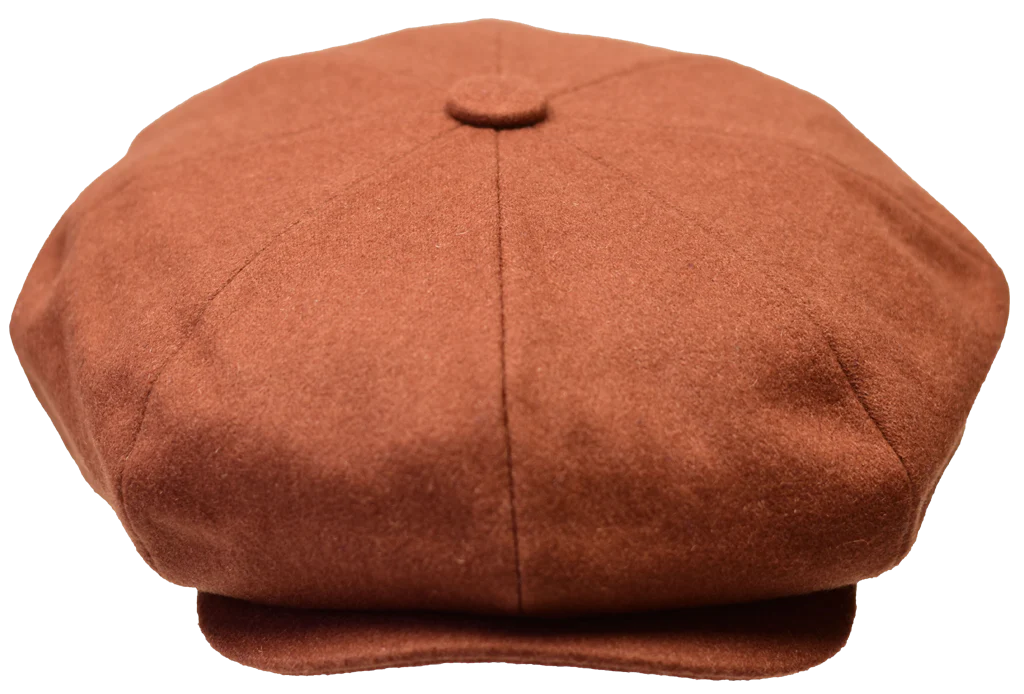 Melton 8/4 Newsboy Cap by Bruno Capelo — Levine Hat Co. Melton 8/4 Newsboy Cap by Bruno Capelo — Levine Hat Co.
