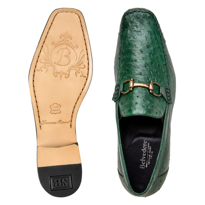 Bartolo Luxury Ostrich Loafer by Belvedere