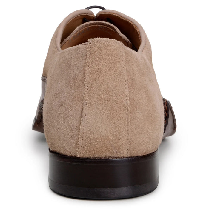 Leontes Suede & Calfskin Opanka Oxford Shoe by Belvedere