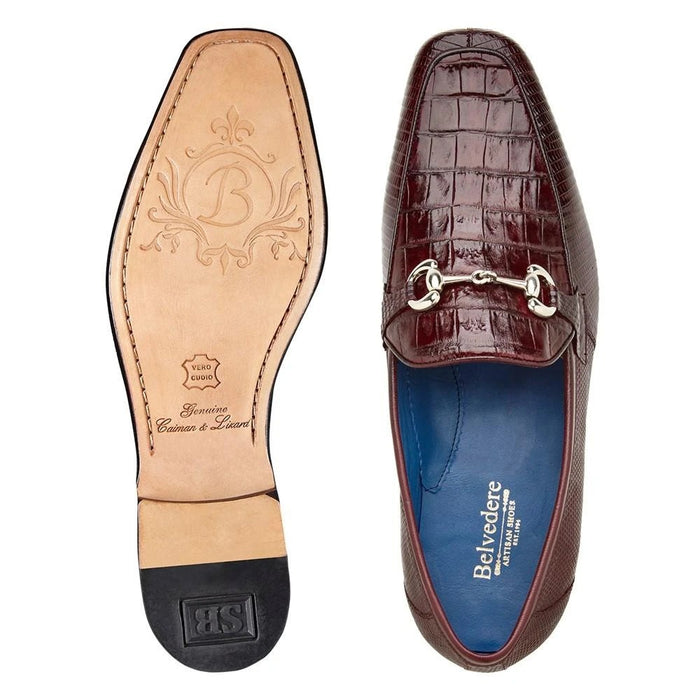 Udine 1030 Caiman Crocodile Loafer by Belvedere
