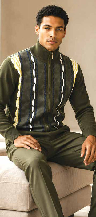 31001 Full Zip Sweater by Silversilk